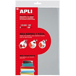 Apli Forro de libro ajustable 29 cm