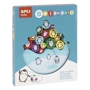 APLI Kids Juego Educativo Balancing Game Equilibrio de Madera, 16 piezas