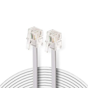APM Câble ADSL, RJ11, mâle / mâle, blanc, 2m