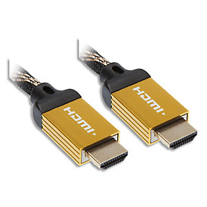 APM Câble HDMI 2.0 Mâle/Mâle 4K 1,8M Or 590465