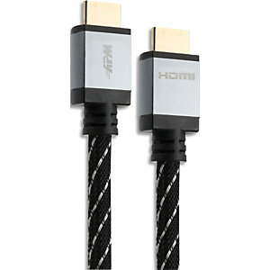 APM Câble HDMI 2.1, premium, 8k, hec, mâle / mâle, nylon, 1.8m