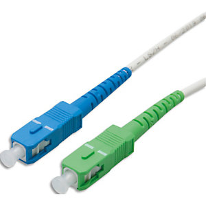 APM Câble optique, APC / UPC, mâle / mâle, pour Free, 3m