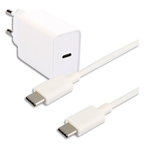 APM Chargeur secteur USB Type C + Câble Type C 1 mètre