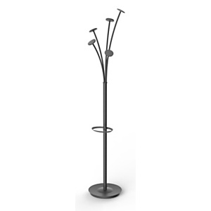 Appendiabiti da terra Festival, 187 cm, Nero Appendiabiti da terra Festival, 187 cm, Nero