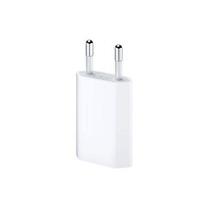 Apple Adattatore di alimentazione USB, Europa, 5 Watt, Bianco Apple Adattatore di alimentazione USB, Europa, 5 Watt, Bianco
