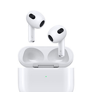 Apple AirPods (3rd generation) AirPods (3rd generation), Auriculares, Dentro de oído, Calls/Music, Blanco, Binaural, Tocar MME73TY/A