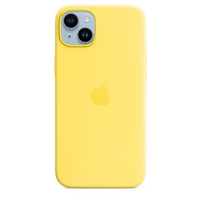 Apple Funda de silicona con MagSafe para el iPhone 14 Plus - Amarillo canario, Funda, Apple, iPhone 14 Plus, 17 cm (6.7''), Amarillo MQUC3ZM/A