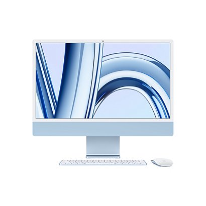 Apple iMac , 59,7 cm (23.5''), 4.5K Ultra HD, Apple M, 8 Go, 512 Go, macOS Sonoma MQRR3FN/A - 1