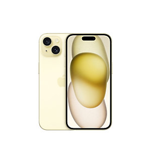 Apple iPhone 15, 15,5 cm (6.1''), 2556 x 1179 Pixeles, 256 GB, 48 MP, iOS 17, Amarillo MTP83QL/A