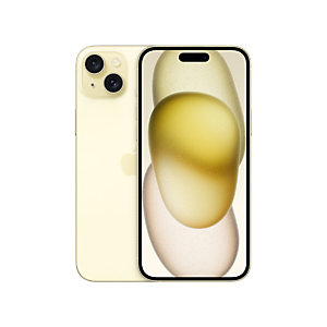 Apple iPhone 15 Plus, 17 cm (6.7''), 2796 x 1290 Pixeles, 128 GB, 48 MP, iOS 17, Amarillo MU123QL/A