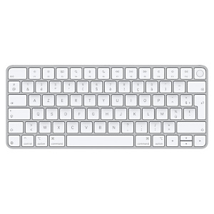 Apple Magic Keyboard avec Touch ID pour les Mac avec puce - Français, Sans clé (80 - 87%), Avec fil &sans fil, USB + Bluetooth, AZERTY, Argent, Blanc Apple Magic Keyboard avec Touch ID pour les Mac avec puce - Français, Sans clé (80 - 87%), Avec fil &sans fil, USB + Bluetooth, AZERTY, Argent, Blanc