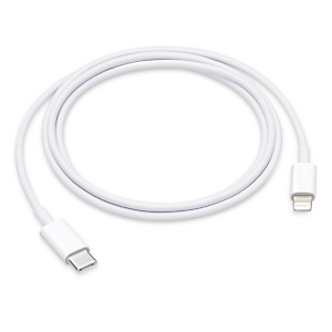 Apple MX0K2ZM/A, USB-C, Lightning, Macho/Macho, 1 m, Blanco Apple MX0K2ZM/A, USB-C, Lightning, Macho/Macho, 1 m, Blanco