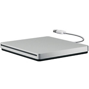 Apple USB SuperDrive, Plata, Ranura, Horizontal, DVD±R/RW, USB 2.0, CD,DVD MD564ZM/A