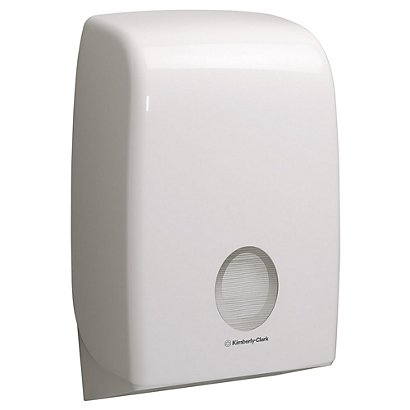 Aquarius (Kimberly-Clark) Aquarius™, Dispensador de toallitas plegadas para manos, blanco, 265 x 136 x 399 mm - 1