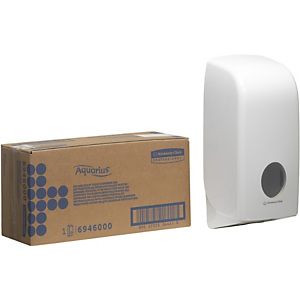 Aquarius (Kimberly-Clark) Aquarius™ Dispenser per carta igienica Bianco 169 x 123 x 338 mm Aquarius (Kimberly-Clark) Aquarius™ Dispenser per carta igienica Bianco 169 x 123 x 338 mm