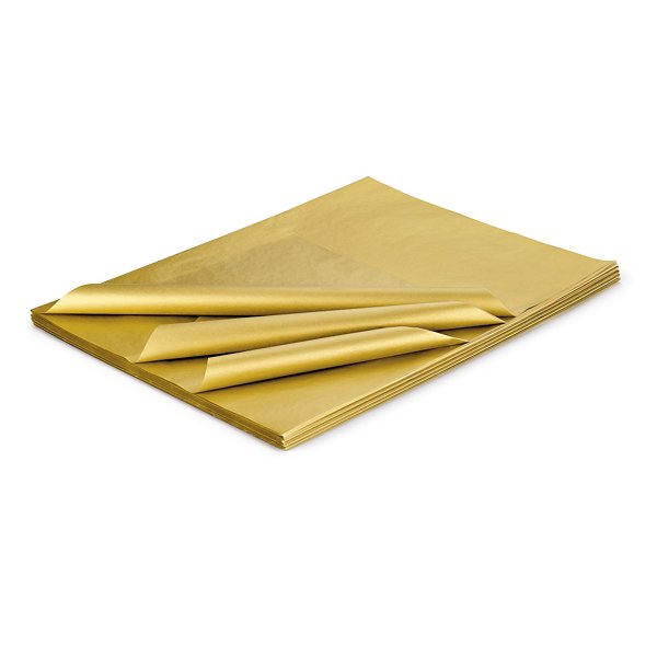 Arany színű selyempapír, 200 lap, 500x750 mm - 4