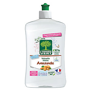 L ARBRE VERT Liquide vaisselle écologique 2 en 1 L'Arbre Vert Amande 500 ml