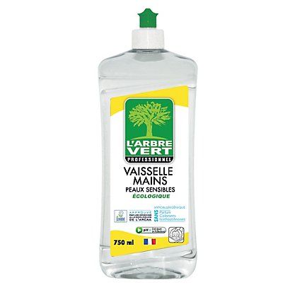 L ARBRE VERT Liquide vaisselle écologique 2 en 1 L'Arbre Vert amande douce 750 ml