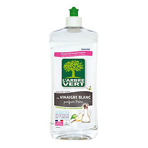L ARBRE VERT Liquide vaisselle écologique 2 en 1 L'Arbre Vert vinaigre poire 750 ml