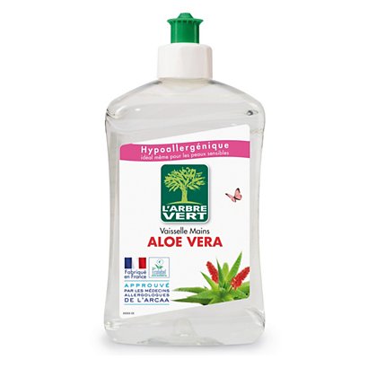 L'Arbre Vert Liquide vaisselle écologique - 500 ml - Parfum Aloe Vera