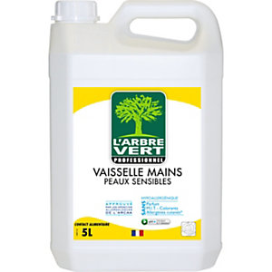 L'Arbre Vert Liquide vaisselle peaux sensibles écologique - 5 L