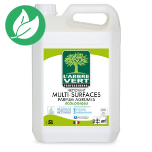 Arbre Vert Nettoyant multi-usages professionnel Ecologique - parfum agrumes 5L Arbre Vert Nettoyant multi-usages professionnel Ecologique - parfum agrumes 5L