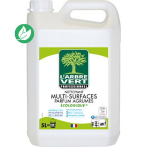 Arbre Vert Nettoyant multi-usages professionnel Ecologique - parfum agrumes 5L