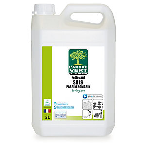 Arbre Vert Nettoyant professionnel Ecologique pour sols parfum romarin - 5l