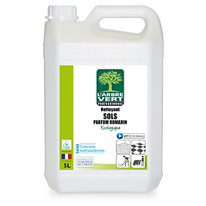 Arbre Vert Nettoyant professionnel Ecologique pour sols parfum romarin - 5l