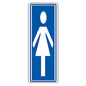 ARCHIVO 2000 Señal Adhesiva - Pictograma de señalización WC señoras