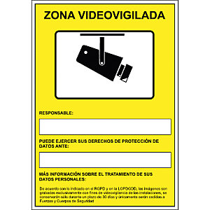 ARCHIVO 2000 Señal Homologada - Zona videovigilada
