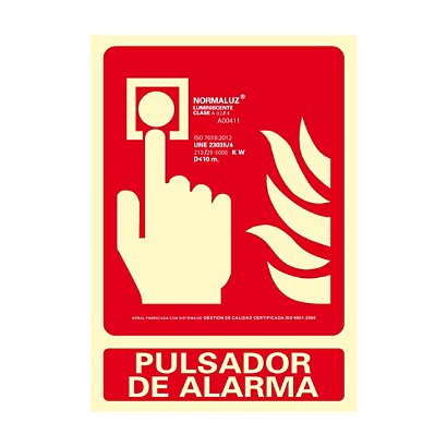 ARCHIVO 2000 Señalización luminosa anti-incendios - Pulsador de alarma