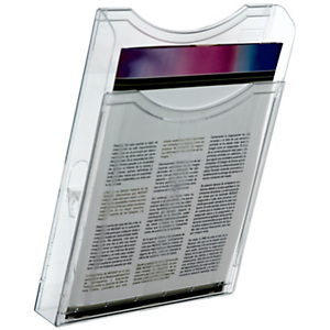 ARCHIVO 2000 Espositore da parete, 1 scomparto, Formato DIN A4 verticale, Trasparente ARCHIVO 2000 Espositore da parete, 1 scomparto, Formato DIN A4 verticale, Trasparente