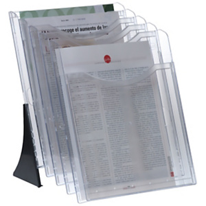 ARCHIVO 2000 Expositor de sobremesa Archiplay, 5 compartimentos, A4 vertical, 265 x 240 x 330 mm ARCHIVO 2000 Expositor de sobremesa Archiplay, 5 compartimentos, A4 vertical, 265 x 240 x 330 mm