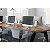 ARCHIVO 2000 Mampara de separación para escritorios y mesas de oficina, 100 (an) x 75 (alt) cm - 3