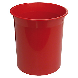 ARCHIVO 2000 Papelera de oficina económica, polipropileno, 14 l, rojo ARCHIVO 2000 Papelera de oficina económica, polipropileno, 14 l, rojo