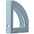 ARCHIVO 2000 Revistero sostenible Ecogreen, 80 x 320 x 250 mm, azul pastel - 1