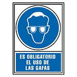 ARCHIVO 2000 Señalización - Es obligatorio el uso de las gafas ARCHIVO 2000 Señalización - Es obligatorio el uso de las gafas
