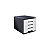 ARDA Cassettiera da scrivania Mydesk, 4 cassetti chiusi, 29,5 x 38,5 x 28,2 cm, Bianco - 1