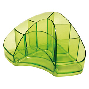 ARDA Portaoggetti da scrivania Multipot Mydesk, 8 scomparti, 18,5 x 13,3 x 9 cm, Polistirolo, Verde trasparente ARDA Portaoggetti da scrivania Multipot Mydesk, 8 scomparti, 18,5 x 13,3 x 9 cm, Polistirolo, Verde trasparente