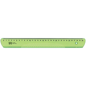 ARDA Triplodecimetro (30 cm) Elastika EL30, Plastica flessibile ARDA Triplodecimetro (30 cm) Elastika EL30, Plastica flessibile