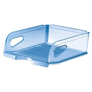 ARDA Vaschetta portacorrispondenza Maxi, Linea Classic, 27,8 x 34,5 x 11 cm, Polistirolo, Azzurro Trasparente ARDA Vaschetta portacorrispondenza Maxi, Linea Classic, 27,8 x 34,5 x 11 cm, Polistirolo, Azzurro Trasparente
