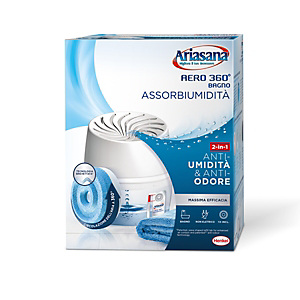 Ariasana Aero 360° Bagno Sistema assorbiumidità per bagno, 450 g