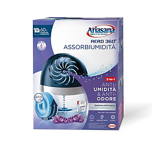 Ariasana Aero 360° Sistema assorbiumidità, Lavanda, 450 g Ariasana Aero 360° Sistema assorbiumidità, Lavanda, 450 g