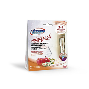 Ariasana Minifresh Sacchetti profumati Assorbiumidità, Energia fruttata (confezione 2 pezzi) Ariasana Minifresh Sacchetti profumati Assorbiumidità, Energia fruttata (confezione 2 pezzi)