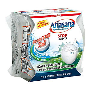 Ariasana Ricarica universale per Kit Assorbiumidità Power Micro Tab Perla Balsamica, 300 g Ariasana Ricarica universale per Kit Assorbiumidità Power Micro Tab Perla Balsamica, 300 g