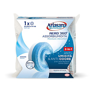 Ariasana Ricarica Universale per Sistema Assorbiumidità Profumatore d'ambiente Aero 360 gradi, Neutro, 450 g Ariasana Ricarica Universale per Sistema Assorbiumidità Profumatore d'ambiente Aero 360 gradi, Neutro, 450 g