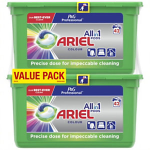 Ariel Pods lessive liquide 3 en 1 - Boîte de 42 écodoses