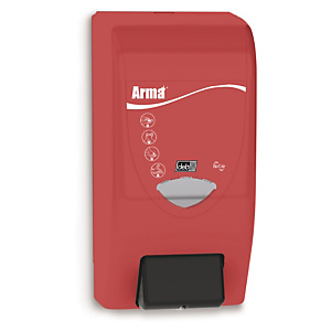 Arma Distributeur de savon en cartouche de 4l - ABS rouge Arma Distributeur de savon en cartouche de 4l - ABS rouge