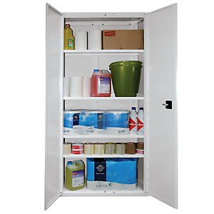 Armadi metallici a 5 vani - 2 ante - Colore bianco Armadi metallici a 5 vani - 2 ante - Colore bianco